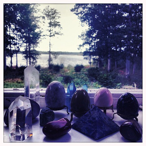 Crystals basking in the sunlight