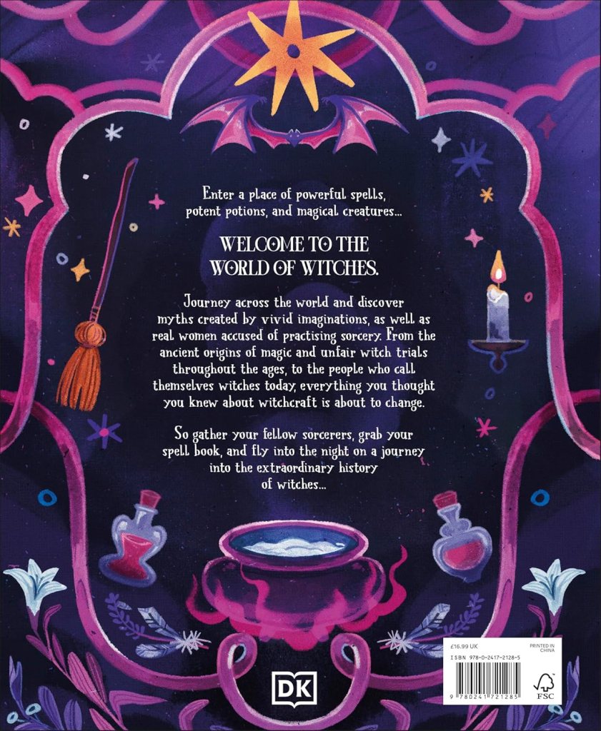 The Back of The Extraordinary History Of Witches - Hazel Atkinson