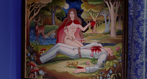 Painting form the set of Elaine's Bedroom in the love witch